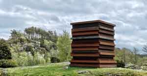 Stainless Steel Stack by Sean Scully